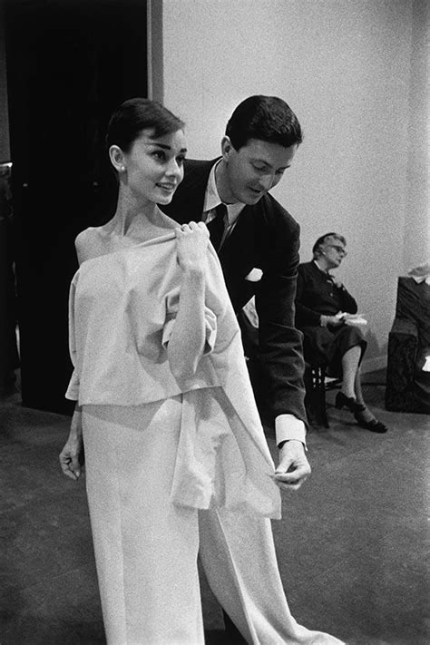 audrey hepburn and hubert givenchy.